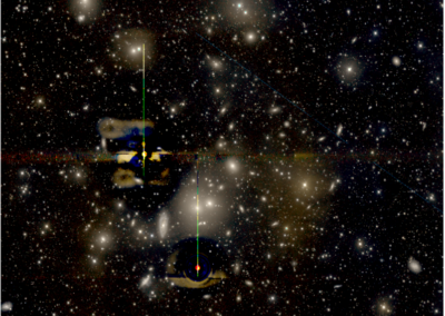 Color-composite (gr) VST image of thr Hydra I cluster of galaxies
