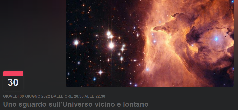 Uno sguardo sull’universo vicino e lontano