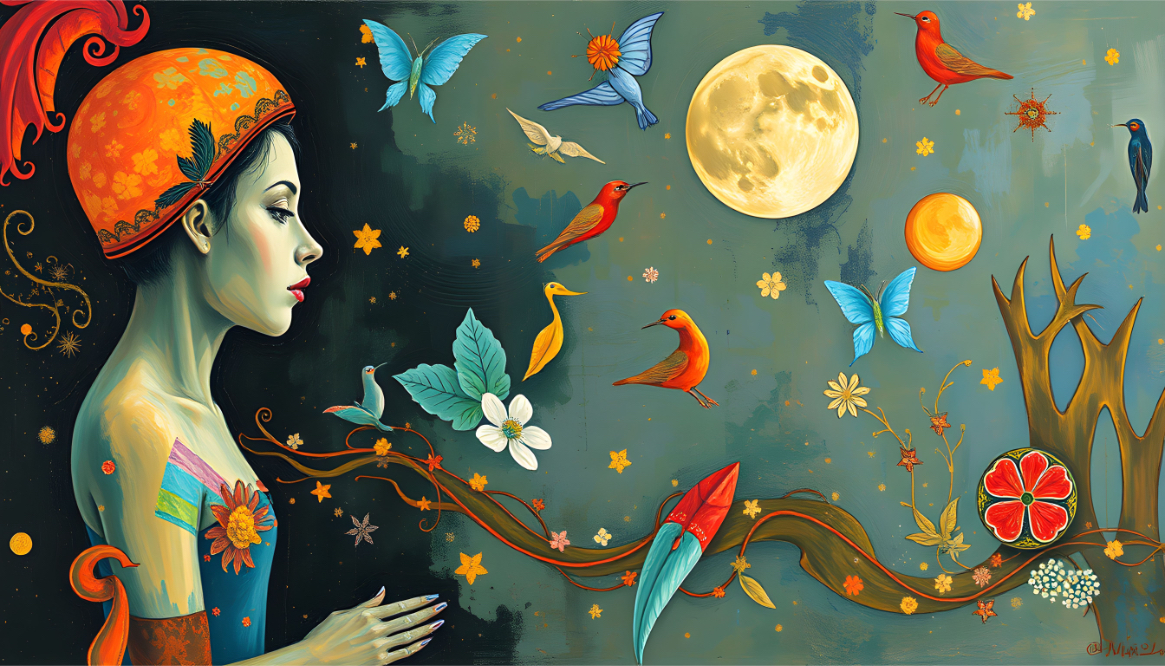 La Luna e le alte stelle