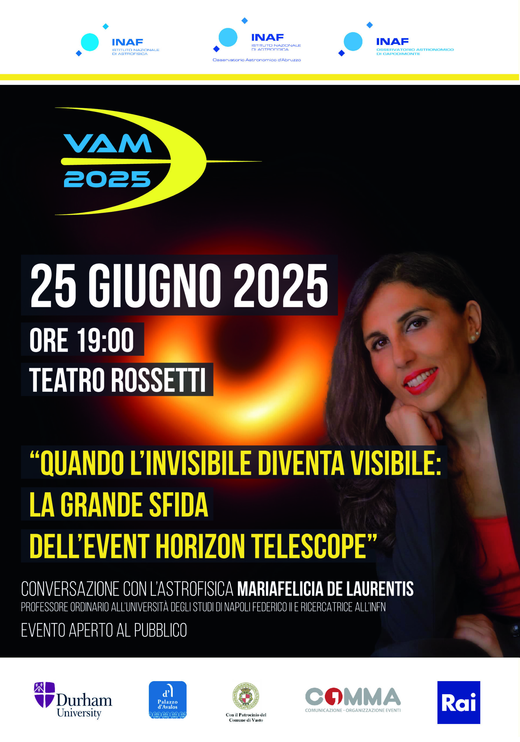 Locandina dell'evento pubblico Vasto Accretion Meeting 2025
